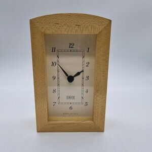 NWOT - Vintage Umbra Arched Wood Table Clock